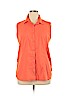 WHITE SIERRA 100% Polyester Orange Sleeveless Blouse Size XL - photo 1