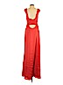 Fame And Partners 100% Polyester Red Casual Dress Size 2 - photo 2