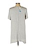 Terre Bleue Gray Short Sleeve Top Size L - photo 2