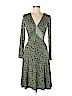 Issa London 100% Silk Green Casual Dress Size 6 - photo 1
