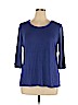 Ambrielle Blue 3/4 Sleeve Top Size XL (petite) - photo 1