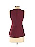 Topshop Burgundy Sleeveless Top Size 10 - photo 2