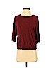 H&M Burgundy Short Sleeve Top Size XS - photo 1