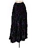 Express 100% Rayon Purple Casual Skirt Size L - photo 2
