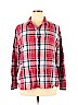 Gap Outlet Red Long Sleeve Button-Down Shirt Size XL - photo 1