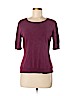 Lafayette 148 New York 100% Silk Burgundy Silk Pullover Sweater Size M - photo 1