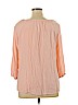 Faded Glory 100% Rayon Pink Long Sleeve Blouse Size 20 - photo 2