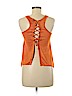 Apple Bottoms 100% Polyester Orange Sleeveless Blouse Size M - photo 2