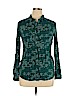 Mossimo Supply Co. 100% Rayon Teal Long Sleeve Button-Down Shirt Size XL - photo 1