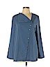 Assorted Brands Blue Long Sleeve Blouse Size L - photo 1