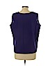 Adrian Delafield 100% Polyester Purple Sleeveless Blouse Size L (petite) - photo 2