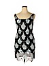 Aqua 100% Polyester Black Cocktail Dress Size L - photo 1