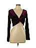 Forever 21 Burgundy Long Sleeve Top Size L - photo 1