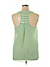 iris 100% Polyester Green Sleeveless Blouse Size 1X - photo 2