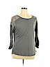 Paper Tee Gray 3/4 Sleeve Top Size 2X - photo 1