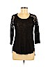 Candie's Black Long Sleeve Top Size M - photo 1