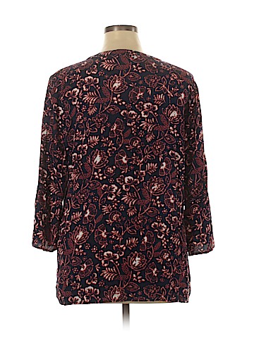 Gloria Vanderbilt 3/4 Sleeve Top (view 2)