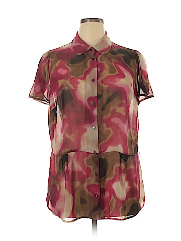 Worthington Short Sleeve Blouse (view 1)