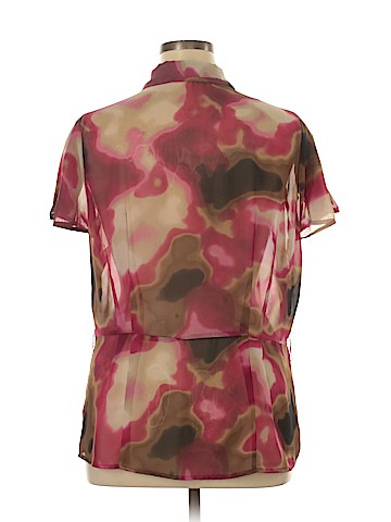 Worthington Short Sleeve Blouse (view 2)