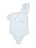 H&M Blue One Piece Swimsuit Size 8 - photo 2