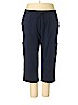 Laura Scott Blue Cargo Pants Size 1X - photo 1