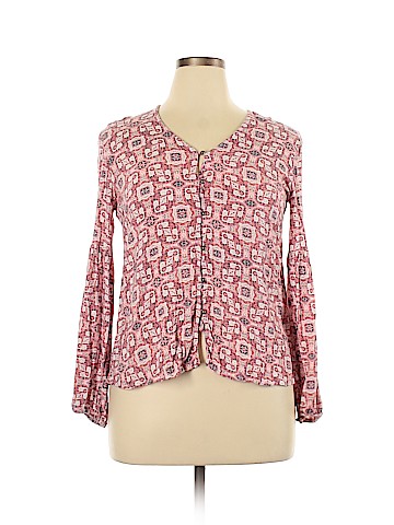 Mossimo Supply Co. Long Sleeve Blouse (view 1)