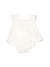 Unbranded 100% Cotton Floral White Short Sleeve Outfit Size 0-3 mo - photo 1