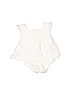 Unbranded 100% Cotton Floral White Short Sleeve Outfit Size 0-3 mo - photo 2