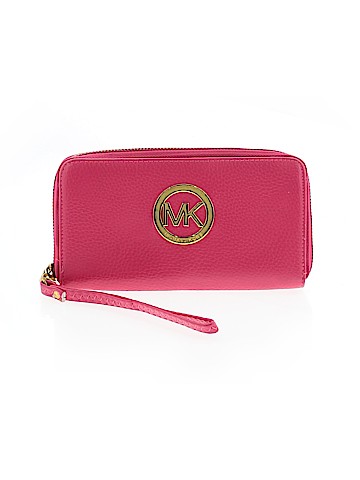 MICHAEL Michael Kors Leather Wristlet (view 1)