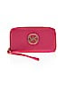 MICHAEL Michael Kors 100% Leather Pink Leather Wristlet One size - photo 1