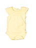 Unbranded 100% Cotton Yellow Short Sleeve Onesie Size 0-3 mo - photo 1