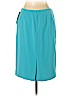 Le Suit 100% Polyester Blue Casual Skirt Size 12 (petite) - photo 2