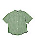 Gap Outlet 100% Cotton Green Short Sleeve Button-Down Shirt Size 7 - 8 - photo 1