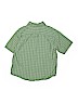 Gap Outlet 100% Cotton Green Short Sleeve Button-Down Shirt Size 7 - 8 - photo 2