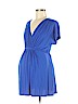 Motherhood Blue Short Sleeve Top Size M - photo 1