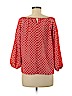 Forever 21 100% Polyester Red Long Sleeve Blouse Size M - photo 2