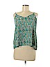 Hollister 100% Polyester Teal Sleeveless Blouse Size M - photo 1