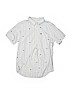 Quiksilver 100% Cotton Blue Short Sleeve Button-Down Shirt Size M (kids) - photo 1