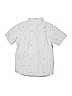 Quiksilver 100% Cotton Blue Short Sleeve Button-Down Shirt Size M (kids) - photo 2