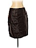 Club Monaco Brown Faux Leather Skirt Size 10 - photo 1