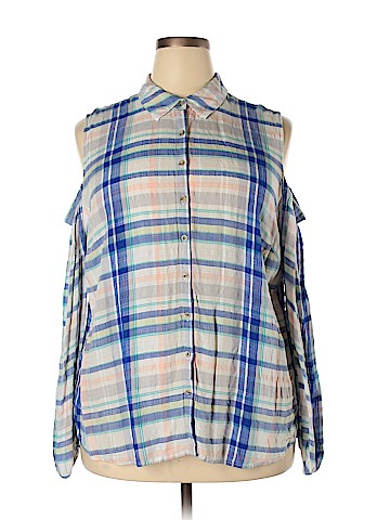 Maurices Short Sleeve Blouse (view 1)