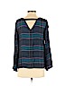 Loft design by... Blue Long Sleeve Blouse Size S (petite) - photo 2