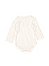Gymboree 100% Cotton Graphic White Long Sleeve Onesie Size 6-12 mo - photo 2