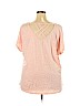 Lane Bryant Pink Short Sleeve Top Size 24 - photo 2