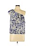 American Eagle Outfitters 100% Polyester Blue Sleeveless Blouse Size L - photo 1