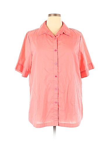 Joan Rivers Short Sleeve Button-Down Shirt (view 1)