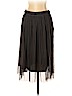 Banana Republic 100% Polyester Gray Casual Skirt Size 10 - photo 1