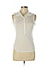 Tevrow+Chase 100% Rayon White Sleeveless Top Size M - photo 1