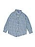 The Children's Place 100% Cotton Checkered-gingham Blue Long Sleeve Button-Down Shirt Size 5 - 6 - photo 1