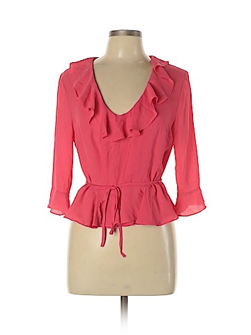 Topshop Long Sleeve Blouse (view 1)